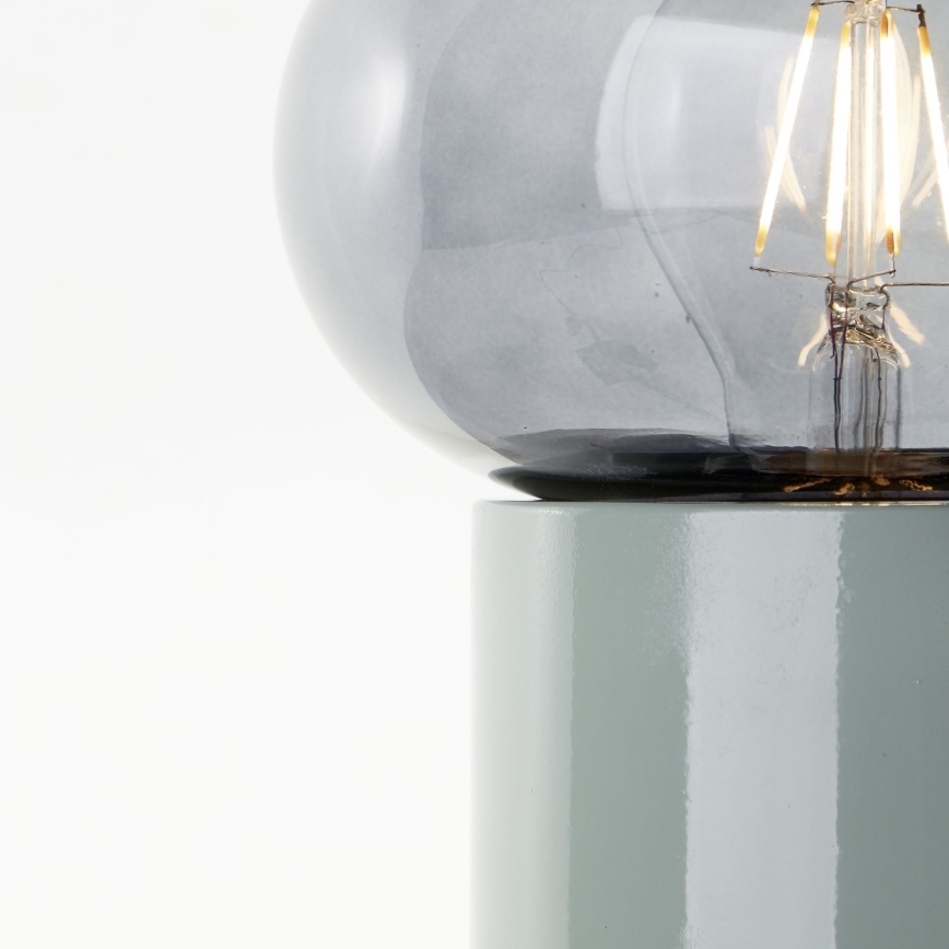 Brilliant - Lampe de table KNUT 1xE27/25W/230V vert/transparent