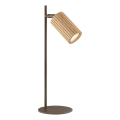 Brilliant - Lampe de table LAKEWOOD 1xGU10/10W/230V marron
