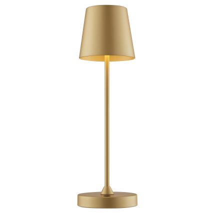 Brilliant - Lampe de table d'extérieur LED tactile dimmable et rechargeable ELORA LED/2,5W/5V 2700K 2600 mAh IP44 dorée