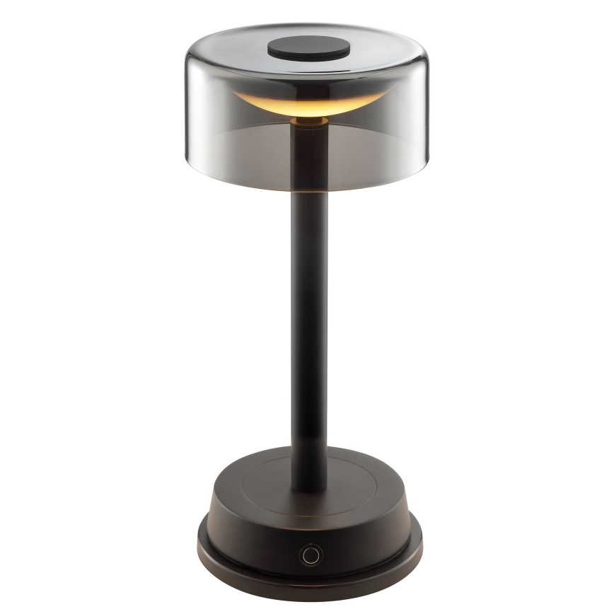 Brilliant - Lampe de table d'extérieur tactile rechargeable LED dimmable RAZOR LED/2,5W/5V 2700K 2600 mAh IP44 noire