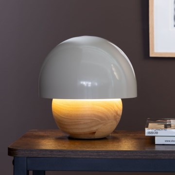 Brilliant - Lampe de table NALAM 1xE14/40W/230V gris/frêne - FSC certifié