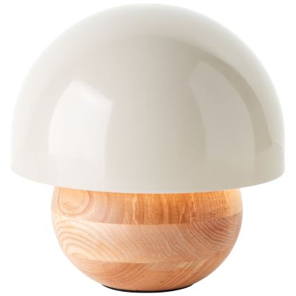 Brilliant - Lampe de table NALAM 1xE14/40W/230V gris/frêne - FSC certifié