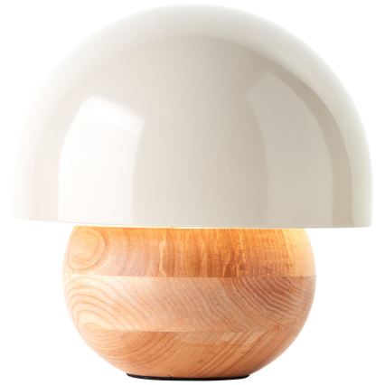 Brilliant - Lampe de table NALAM 1xE14/40W/230V gris/frêne - FSC certifié