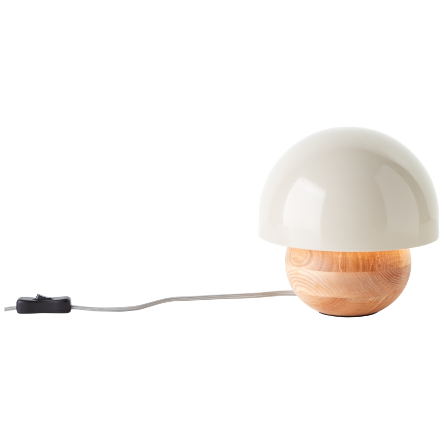 Brilliant - Lampe de table NALAM 1xE14/40W/230V gris/frêne - FSC certifié