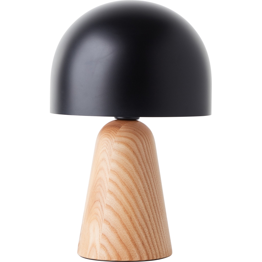 Brilliant - Lampe de table NALAM 1xE14/40W/230V noir/frêne - FSC certifié