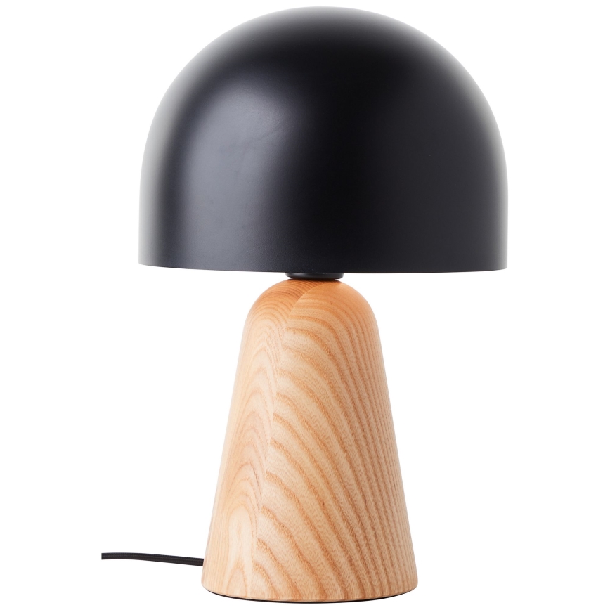 Brilliant - Lampe de table NALAM 1xE14/40W/230V noir/frêne - FSC certifié