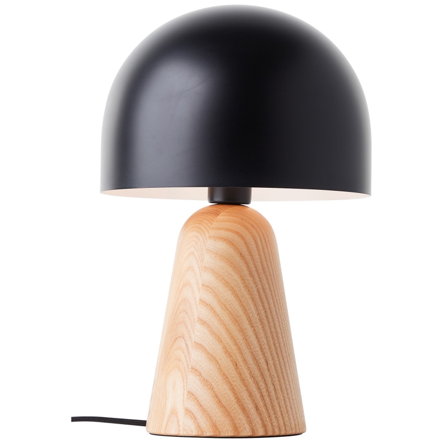 Brilliant - Lampe de table NALAM 1xE14/40W/230V noir/frêne - FSC certifié