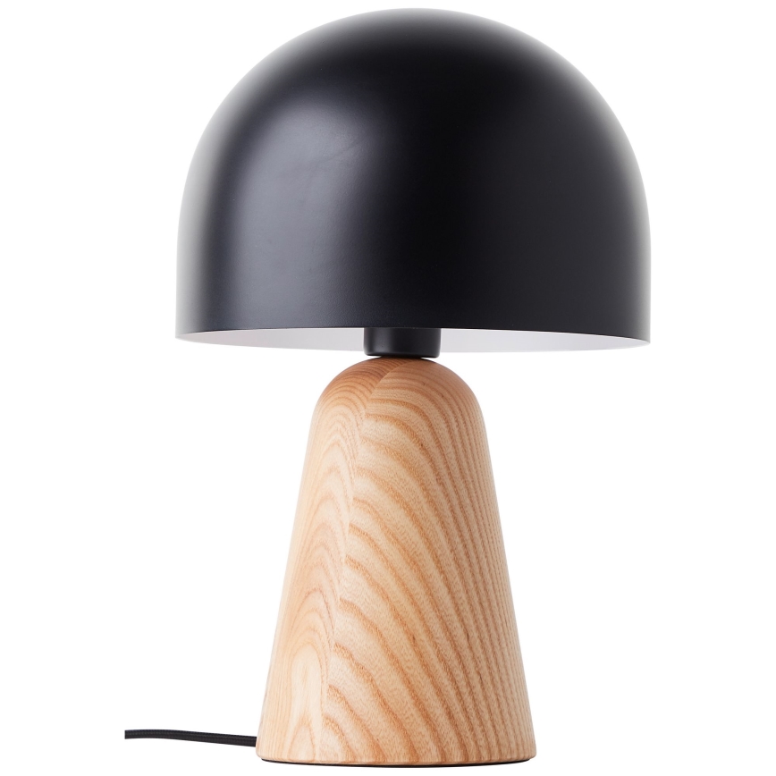 Brilliant - Lampe de table NALAM 1xE14/40W/230V noir/frêne - FSC certifié