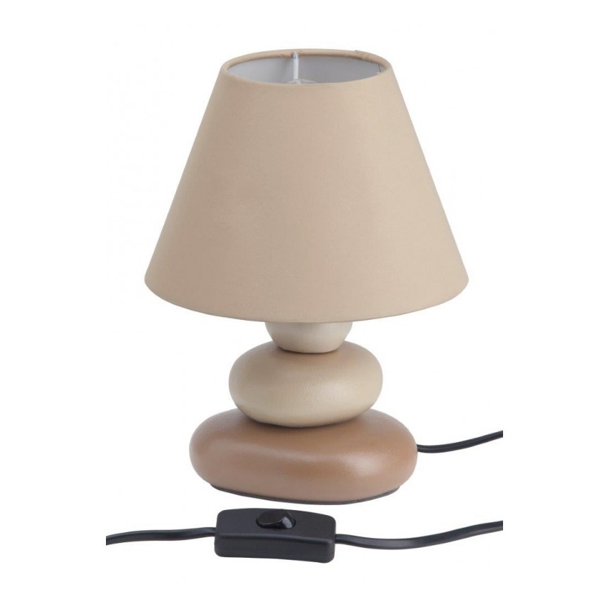 Brilliant - Lampe de table PAOLO 1xE14/40W/230V céramique/beige