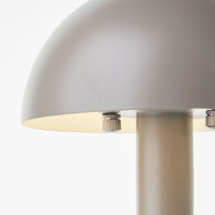 Brilliant - Lampe de table PETITE 1xE14/28W/230V gris