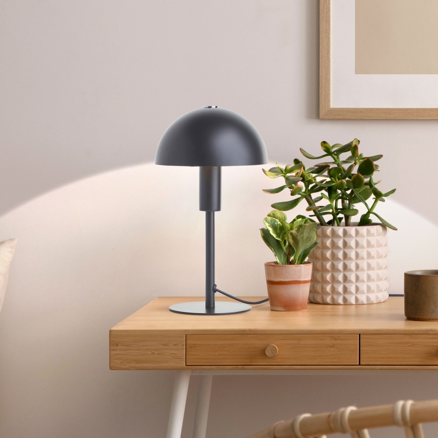 Brilliant - Lampe de table PETITE 1xE14/28W/230V noir