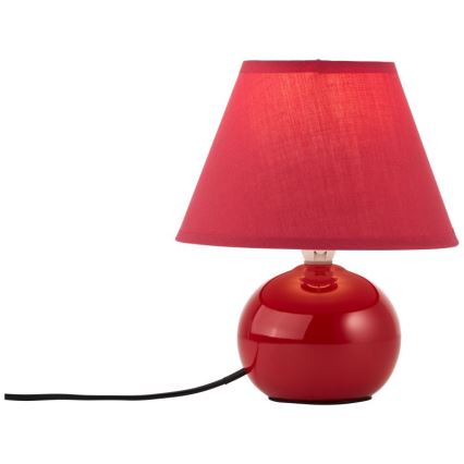 Brilliant - Lampe de table PRIMO 1xE14/40W/230V céramique/rouge
