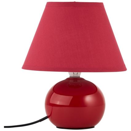 Brilliant - Lampe de table PRIMO 1xE14/40W/230V céramique/rouge
