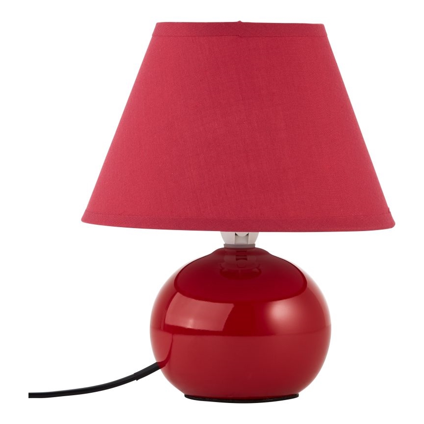 Brilliant - Lampe de table PRIMO 1xE14/40W/230V céramique/rouge