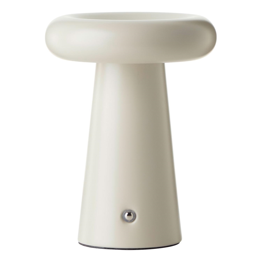 Brilliant - Lampe de table tactile à intensité variable MUFFIN LED/3W/5V USB 2600 mAh IP44 krém