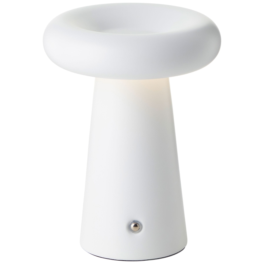Brilliant - Lampe de table extérieur tactile à intensité variable LED MUFFIN LED/3W/5V USB IP44 blanc