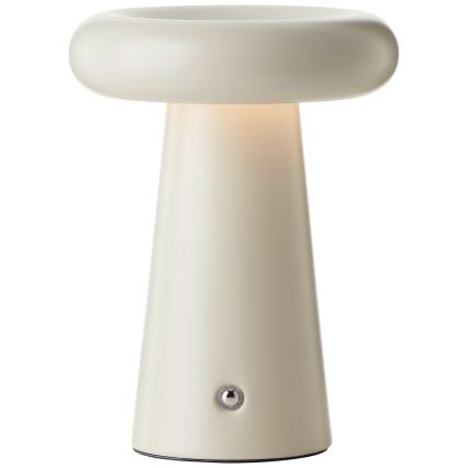 Brilliant - Lampe de table tactile à intensité variable MUFFIN LED/3W/5V USB IP44 crème