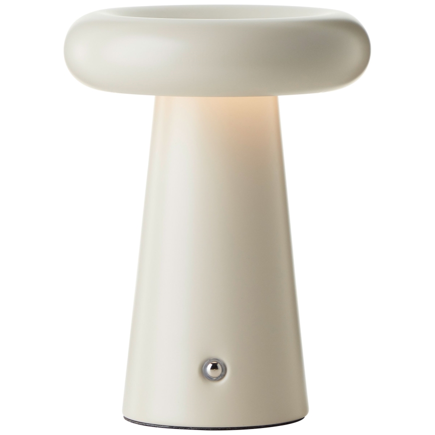 Brilliant - Lampe de table tactile à intensité variable MUFFIN LED/3W/5V USB IP44 crème