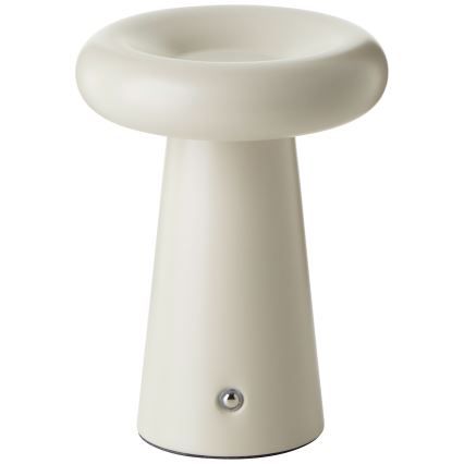 Brilliant - Lampe de table tactile à intensité variable MUFFIN LED/3W/5V USB IP44 crème