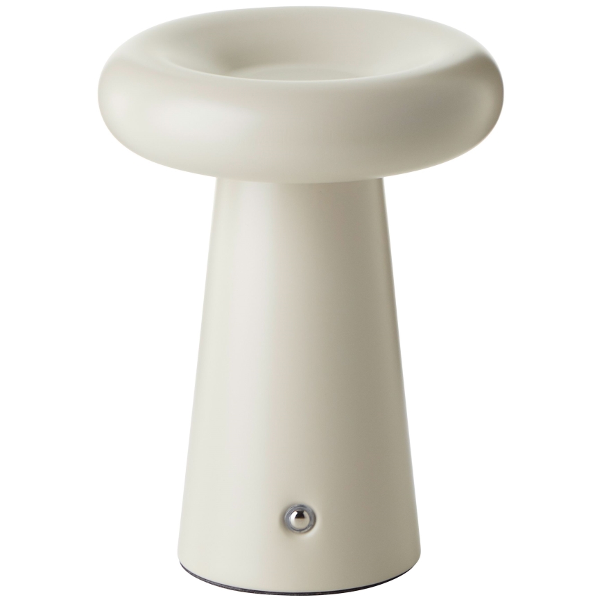 Brilliant - Lampe de table tactile à intensité variable MUFFIN LED/3W/5V USB IP44 crème