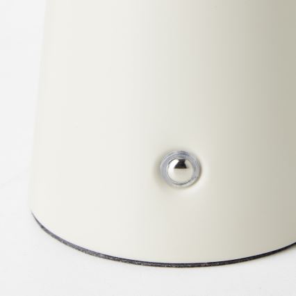 Brilliant - Lampe de table tactile à intensité variable MUFFIN LED/3W/5V USB IP44 crème
