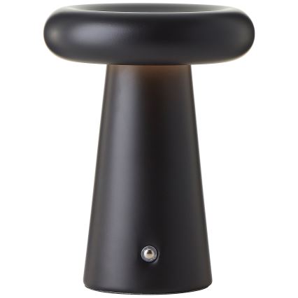 Brilliant - Lampe de table extérieur tactile à intensité variable MUFFIN LED/3W/5V USB IP44 noir