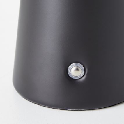 Brilliant - Lampe de table extérieur tactile à intensité variable MUFFIN LED/3W/5V USB IP44 noir