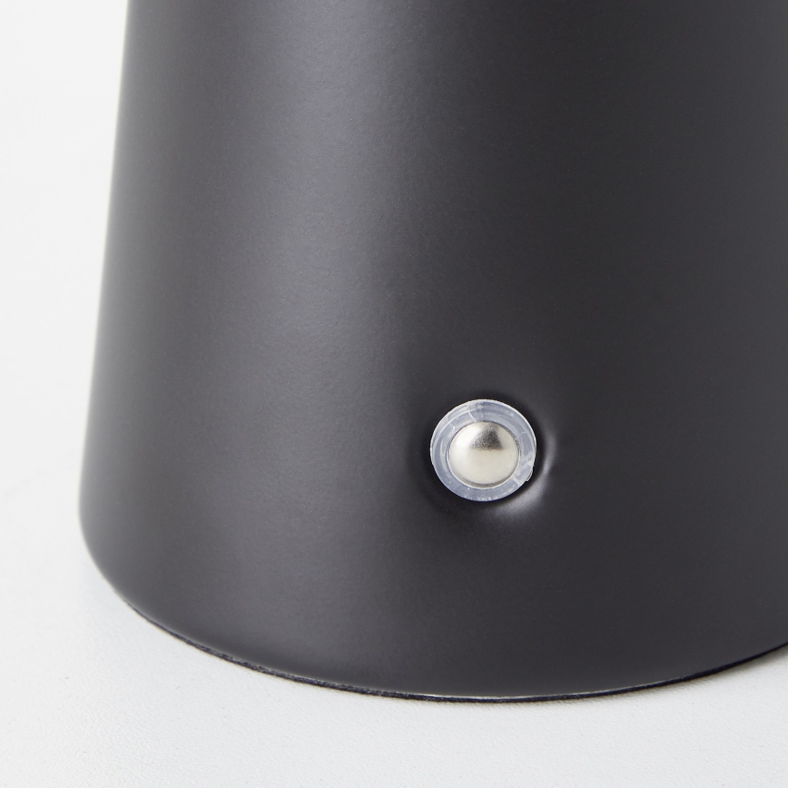 Brilliant - Lampe de table extérieur tactile à intensité variable MUFFIN LED/3W/5V USB IP44 noir