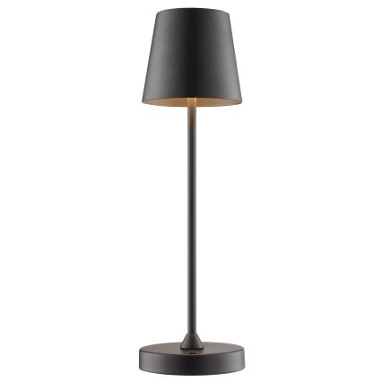Brilliant - Lampe de table d'extérieur tactile, rechargeable et à intensité variable ELORA LED/2,5W/5V 2700K 2600 mAh IP44 noir