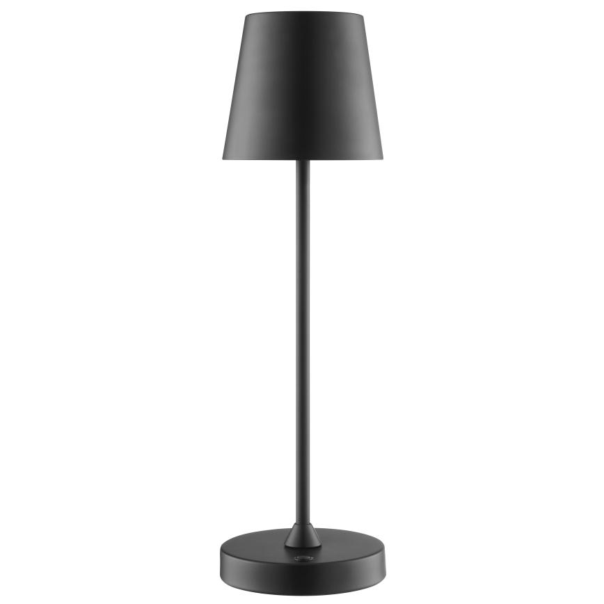 Brilliant - Lampe de table d'extérieur tactile, rechargeable et à intensité variable ELORA LED/2,5W/5V 2700K 2600 mAh IP44 noir