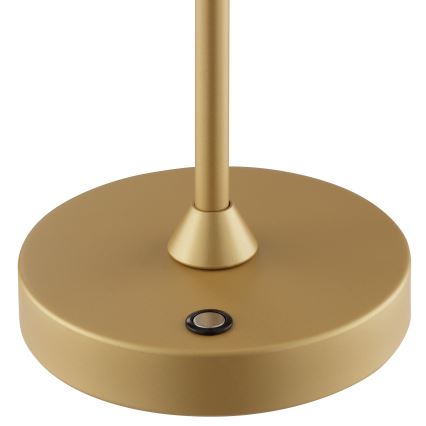 Brilliant - Lampe de table d'extérieur tactile rechargeable dimmable LED ELORA LED/2,5W/5V 2700K 2600 mAh IP44 dorée