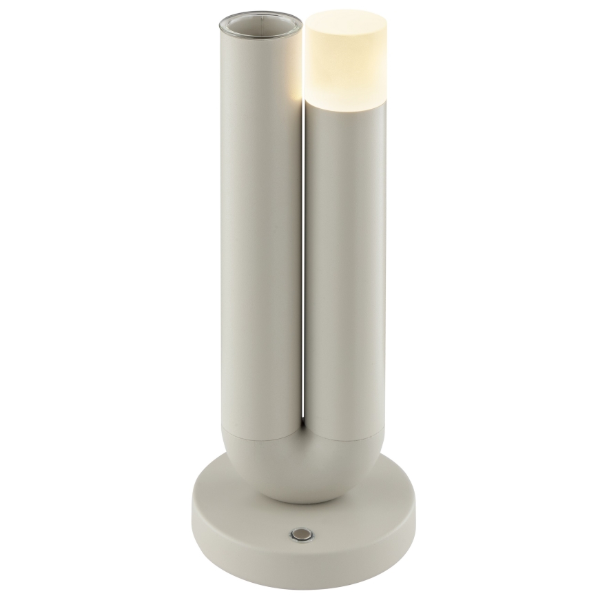 Brilliant - Lampe de table d'extérieur LED dimmable tactile et rechargeable SAYU LED/2,5W/5V 2700K 2600 mAh IP44 gris