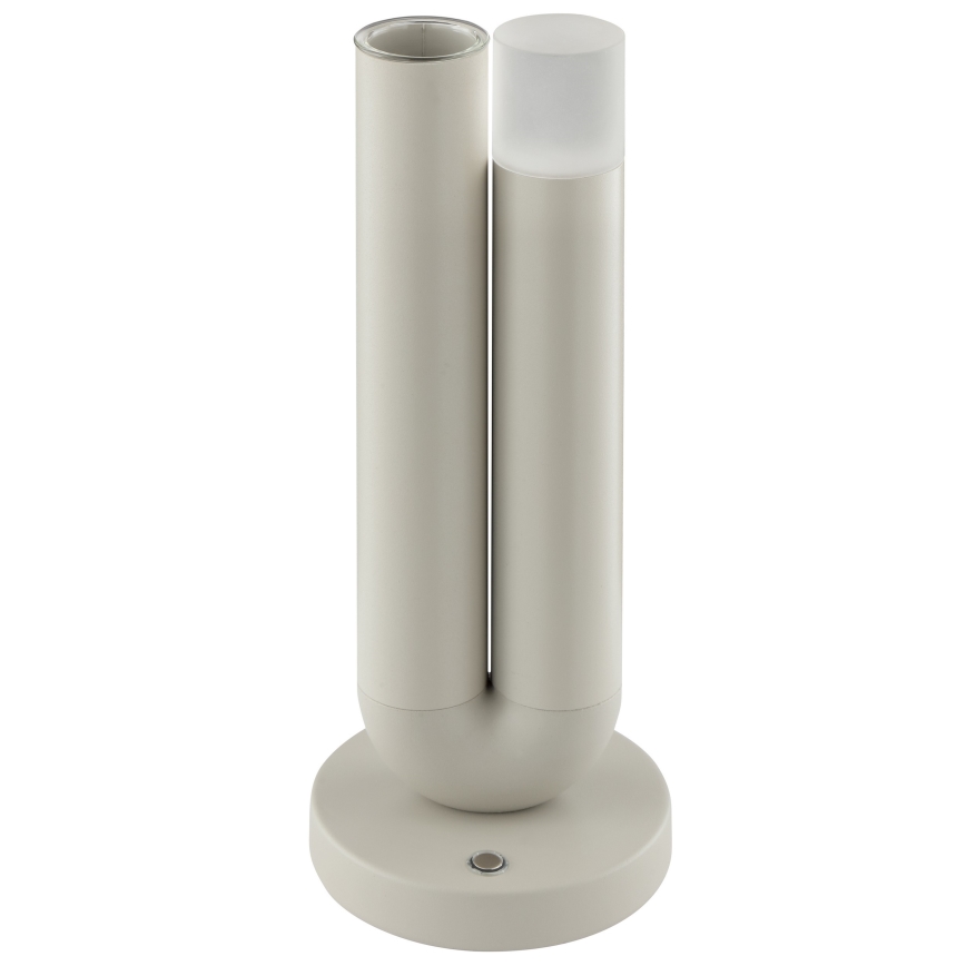 Brilliant - Lampe de table d'extérieur LED dimmable tactile et rechargeable SAYU LED/2,5W/5V 2700K 2600 mAh IP44 gris