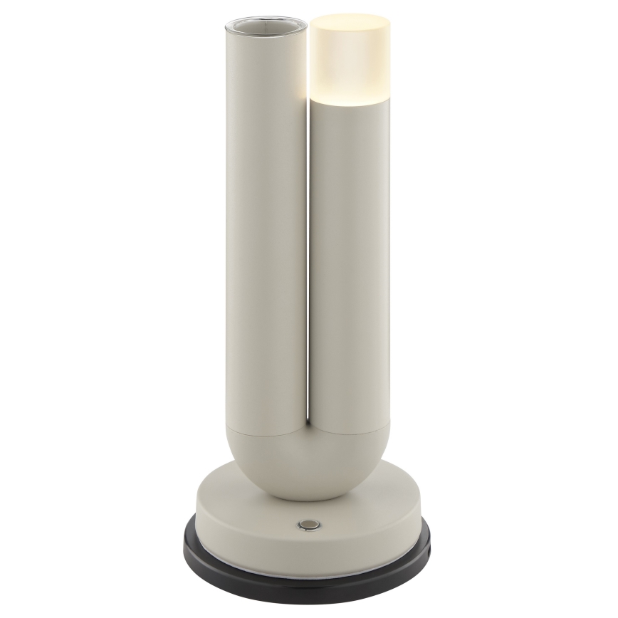Brilliant - Lampe de table d'extérieur LED dimmable tactile et rechargeable SAYU LED/2,5W/5V 2700K 2600 mAh IP44 gris