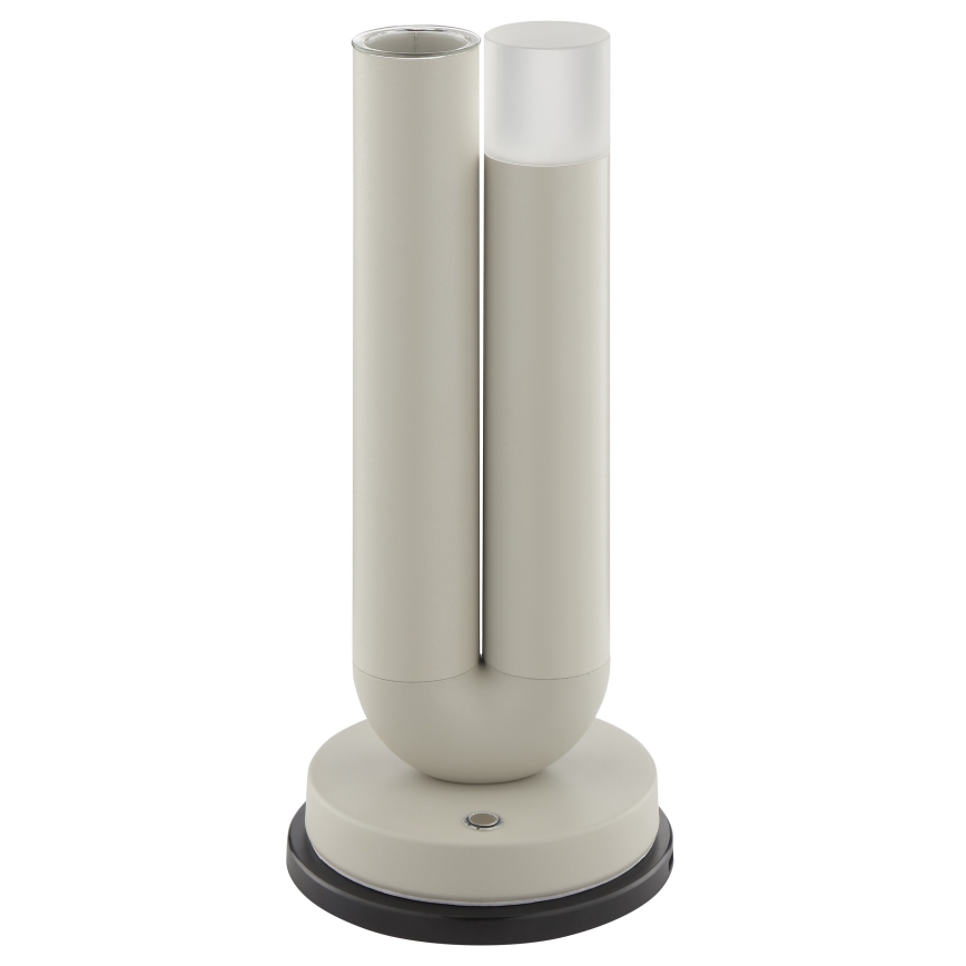 Brilliant - Lampe de table d'extérieur LED dimmable tactile et rechargeable SAYU LED/2,5W/5V 2700K 2600 mAh IP44 gris