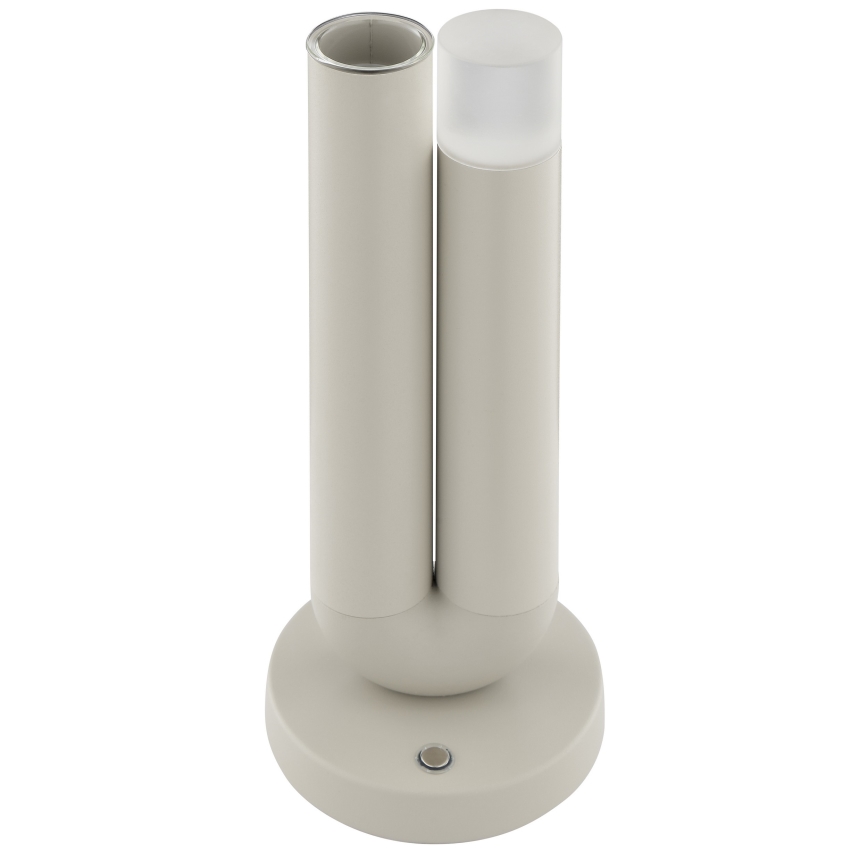 Brilliant - Lampe de table d'extérieur LED dimmable tactile et rechargeable SAYU LED/2,5W/5V 2700K 2600 mAh IP44 gris