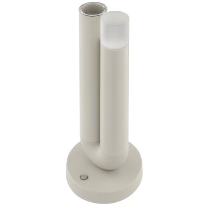 Brilliant - Lampe de table d'extérieur LED dimmable tactile et rechargeable SAYU LED/2,5W/5V 2700K 2600 mAh IP44 gris
