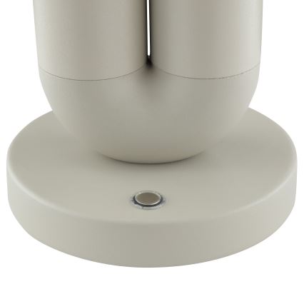 Brilliant - Lampe de table d'extérieur LED dimmable tactile et rechargeable SAYU LED/2,5W/5V 2700K 2600 mAh IP44 gris