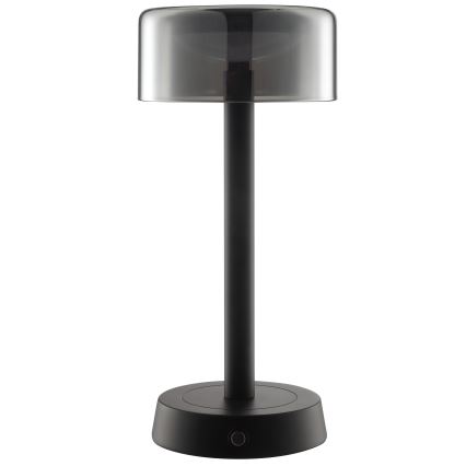 Brilliant - Lampe de table d'extérieur tactile, rechargeable et dimmable RAZOR LED/2,5W/5V 2700K 2600 mAh IP44 noir