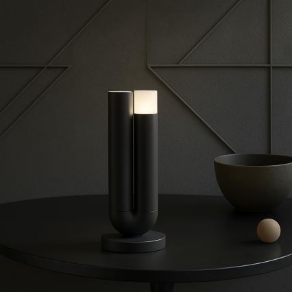 Brilliant - lampe de table d'extérieur SAYU LED/2,5W/5V 2700K 2600 mAh IP44 dimmable, rechargeable à commande tactile noire