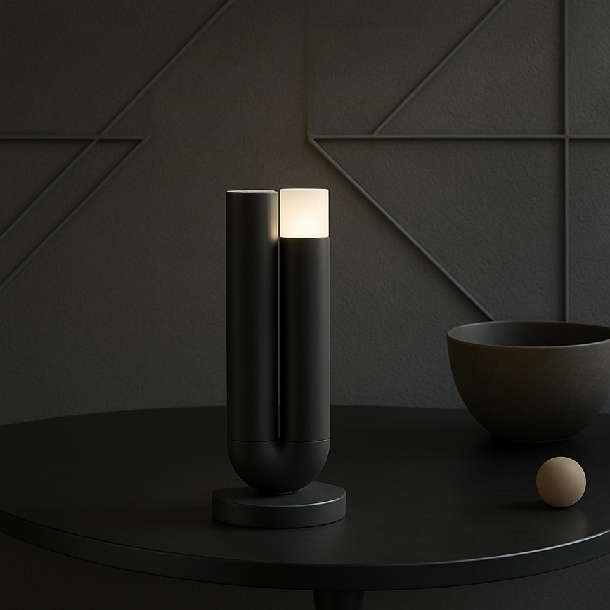 Brilliant - lampe de table d'extérieur SAYU LED/2,5W/5V 2700K 2600 mAh IP44 dimmable, rechargeable à commande tactile noire