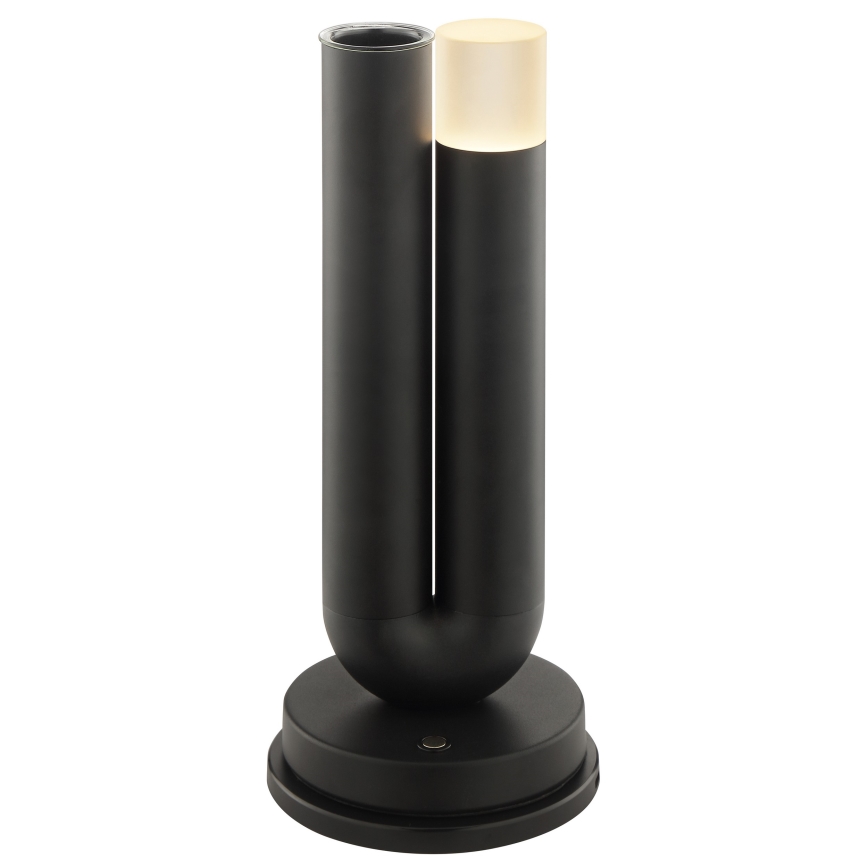 Brilliant - lampe de table d'extérieur SAYU LED/2,5W/5V 2700K 2600 mAh IP44 dimmable, rechargeable à commande tactile noire