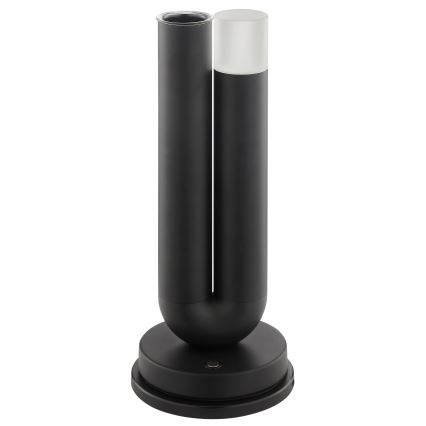 Brilliant - lampe de table d'extérieur SAYU LED/2,5W/5V 2700K 2600 mAh IP44 dimmable, rechargeable à commande tactile noire
