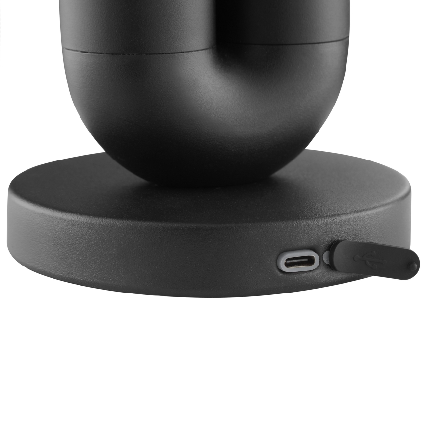 Brilliant - lampe de table d'extérieur SAYU LED/2,5W/5V 2700K 2600 mAh IP44 dimmable, rechargeable à commande tactile noire