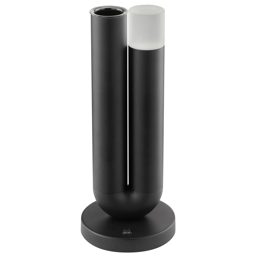 Brilliant - lampe de table d'extérieur LED SAYU dimmable, rechargeable, à commande tactile 2,5W/5V 2700K 2600 mAh IP44 noire