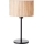 Brilliant - Lampe de table WIMEA 1xE27/52W/230V noire/beige
