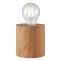 Brilliant - Lampe de table WOODRA 1xE27/20W/230V en pin