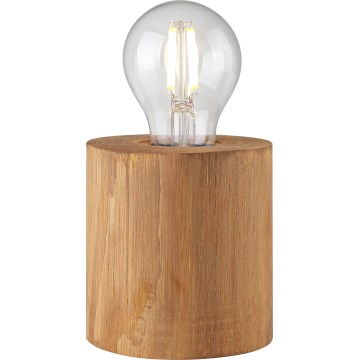 Brilliant - Lampe de table WOODRA 1xE27/20W/230V en pin