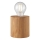 Brilliant - Lampe de table WOODRA 1xE27/20W/230V en pin
