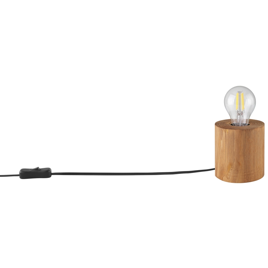 Brilliant - Lampe de table WOODRA 1xE27/20W/230V en pin